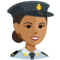 Police Officer - Medium emoji on Messenger